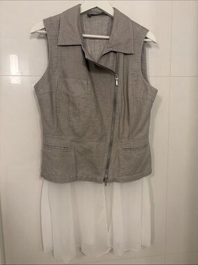 Elsewhere  (the sculptural  architectural Vest) with detachable polyester add on